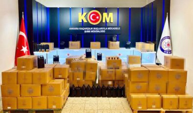 1 milyon liralık sahte alkol ve elektronik sigara ele geçirildi