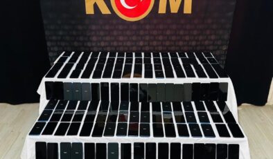 260 adet kaçak cep telefonu ele geçirildi
