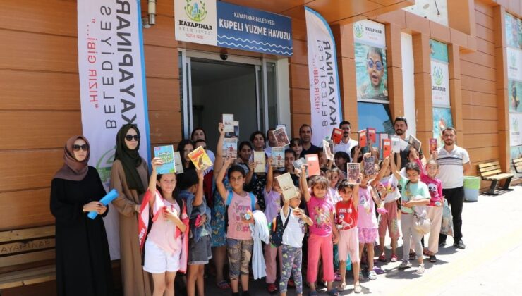Kayapınar Belediyesi’nden depremzede çocuklara yüzme eğitimi