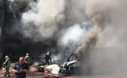 Ankara’da sanayi sitesinde yangın! İki kişi hayatını kaybetti