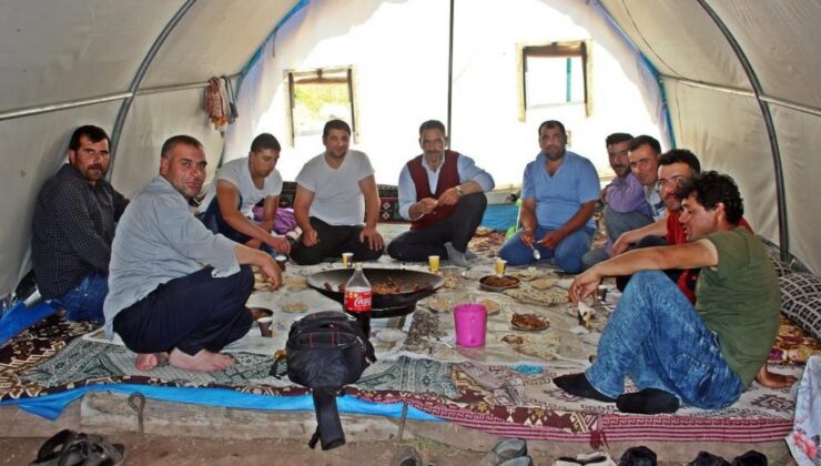 Erzincanlı göçerlerin zorlu yayla hayatı