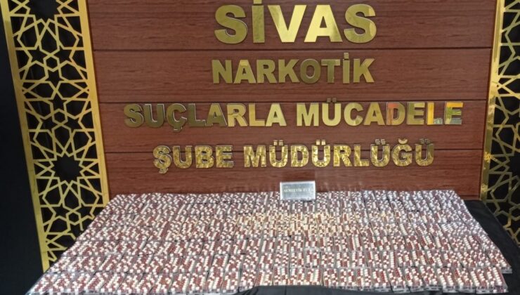 Sivas’ta tarihi eser ve uyuşturucu operasyonu