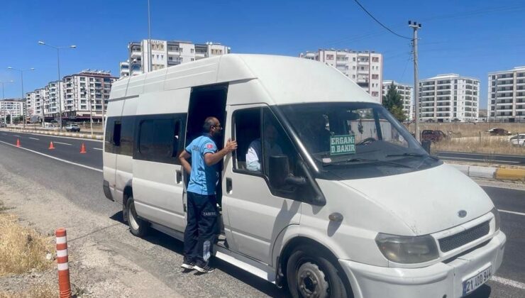 Ergani’de toplu taşıma araçlarına ‘klima’ denetimi