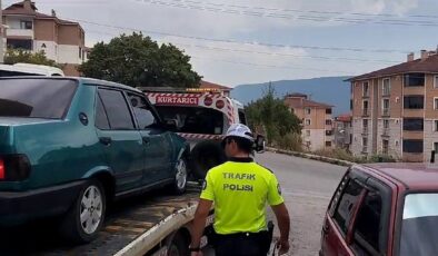 Karabük’te cadde üzerinde drift atan otomobile 20 bin TL ceza