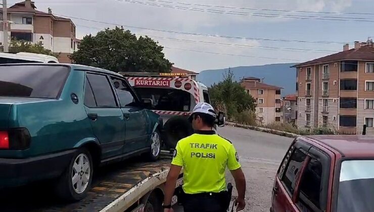 Karabük’te cadde üzerinde drift atan otomobile 20 bin TL ceza