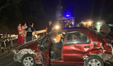 4 aracın karıştığı zincirleme kazada 6 kişi yaralandı
