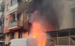 Depoda çıkan yangında 4’ü çocuk 8 kişi dumandan etkilendi