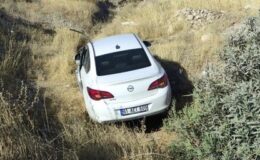Tır ile çarpışan otomobil şarampole yuvarlandı: 1 yaralı