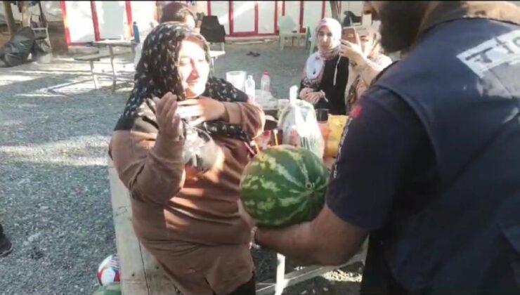 Diyarbakır’da kampın tatlı sürprizi