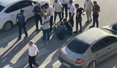 Minibüs çarptı: Yaya kadın yaralandı