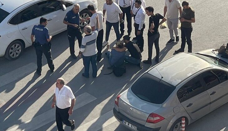 Minibüs çarptı: Yaya kadın yaralandı