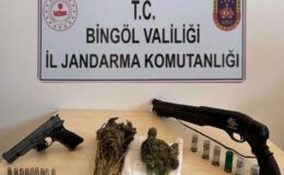 Bingöl’de uyuşturucu ve silahlar ele geçirildi