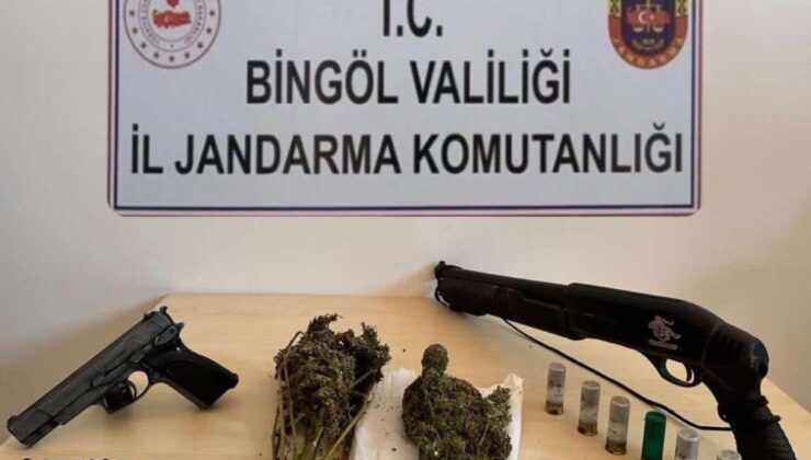 Bingöl’de uyuşturucu ve silahlar ele geçirildi