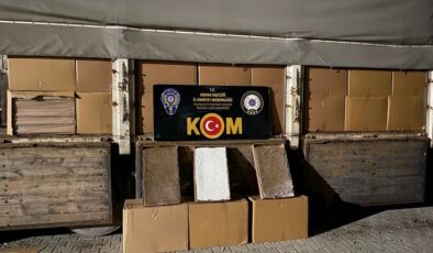 Adana’da Dev Sigara Kaçakçılığı Operasyonu