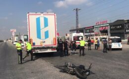 Kadın Sürücü Faciası: Manevra Yapan Tır, Motosikletliyi Altına Aldı