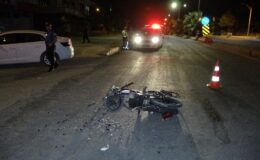Otomobil ile çarpışan motosikletin sürücüsü hayatını kaybetti