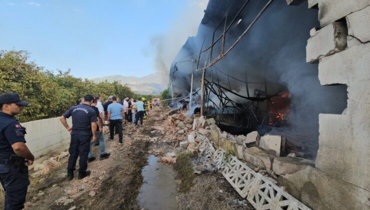 İncir İşleme Tesisi’nde Yangın