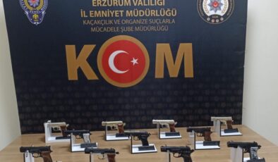 El yapımı tabanca ele geçirildi