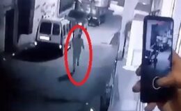 Yaş tahtaya basan hırsız böyle yakalandı