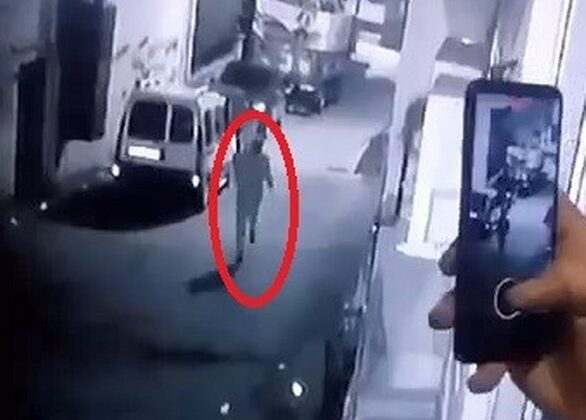 Yaş tahtaya basan hırsız böyle yakalandı