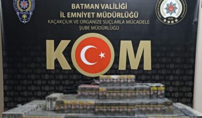 Batman’da 2 bin 240 paket kaçak sigara ele geçirildi