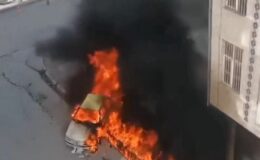İpekyolu’nda korkutan yangın