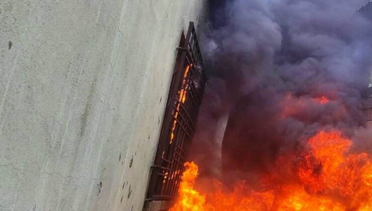 15 katlı binada yangın
