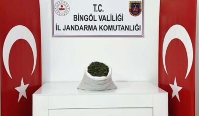 Bingöl’de araziye gömülü 12 kilo 550 gram esrar ele geçirildi