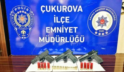 Masaj salonlarından silah çıktı