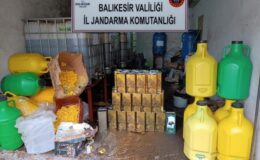 Sahte zeytinyağı imalathanesine baskın