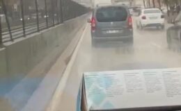 Duyarsız sürücü Ambulansı engellendi