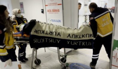 Aksaray’da korkudan balkondan atladı