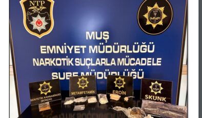 Muş’ta geniş çaplı uyuşturucu operasyonu