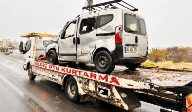 Nusaybin’de tır kazası: 1 yaralı