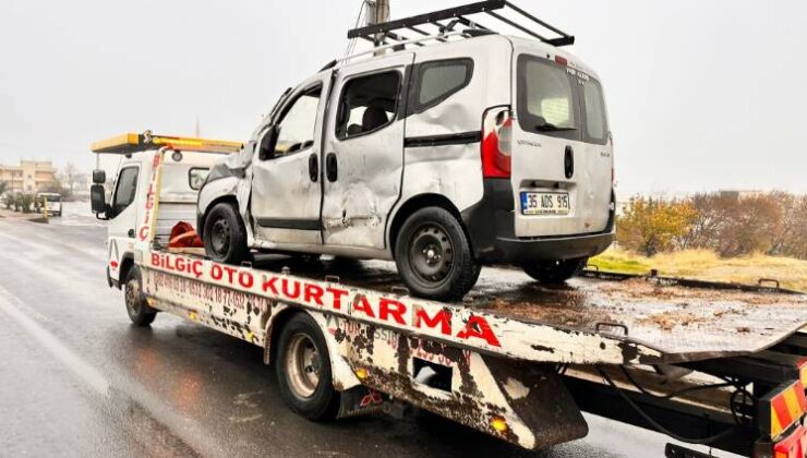 Nusaybin’de tır kazası: 1 yaralı