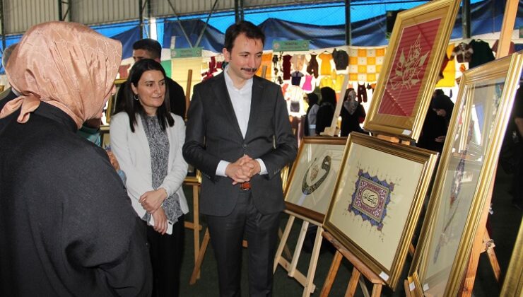 El emeği göz nuru ürünler sergilendi