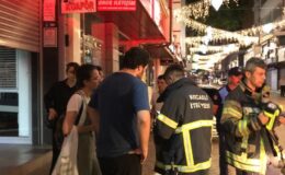 Yeni dükkan açacaklardı, iş hanında mahsur kaldılar