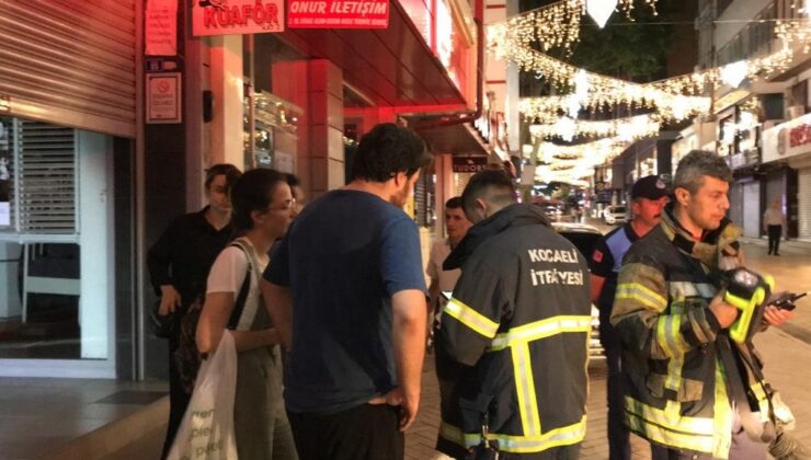 Yeni dükkan açacaklardı, iş hanında mahsur kaldılar