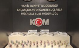 Van’da gümrük kaçağı malzemeler ele geçirildi