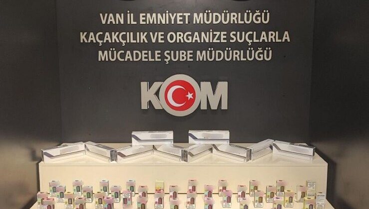 Van’da gümrük kaçağı malzemeler ele geçirildi