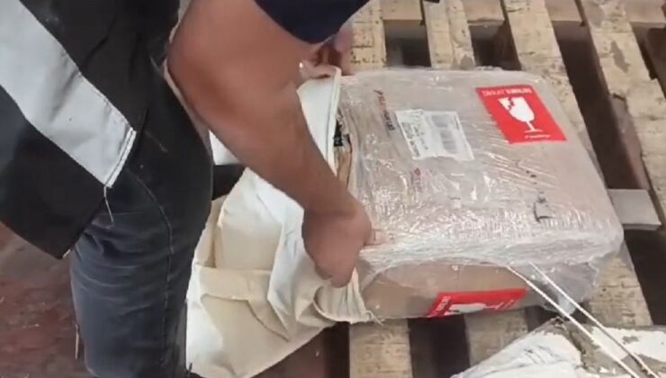 Kargo paketinden 80 litre sahte alkol çıktı