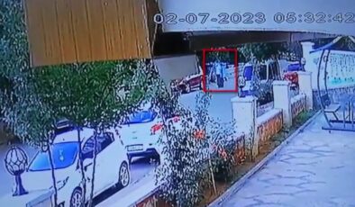 Araçtan hırsızlık yapan şüpheli, polisten kaçamadı