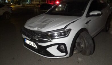 Manevra yapan araç yayaya çarptı