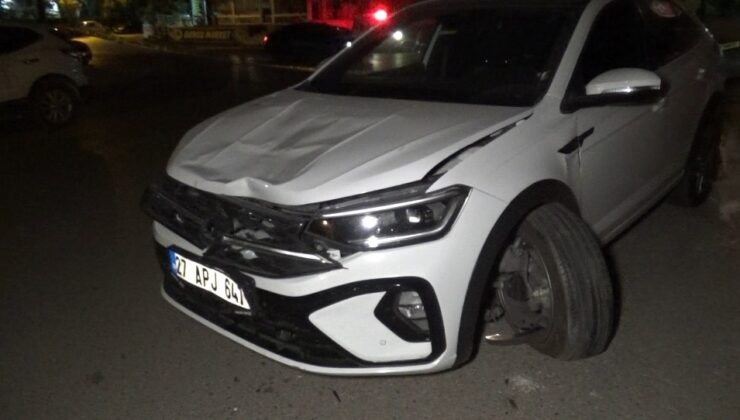 Manevra yapan araç yayaya çarptı