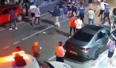 Çay bahçesinden sokağa taşan kavgada 15 kişi bir birine girdi
