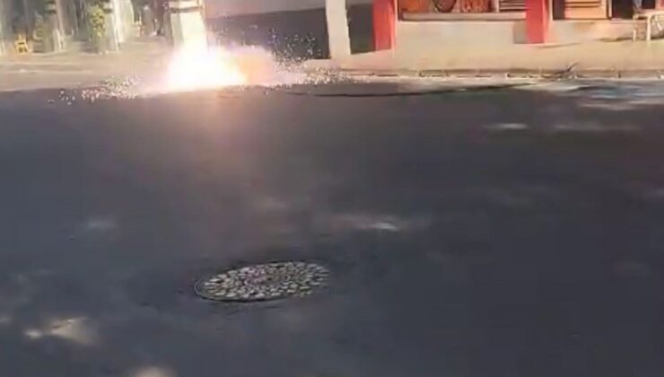 Kopan elektrik kabloları çevreye korku saçtı