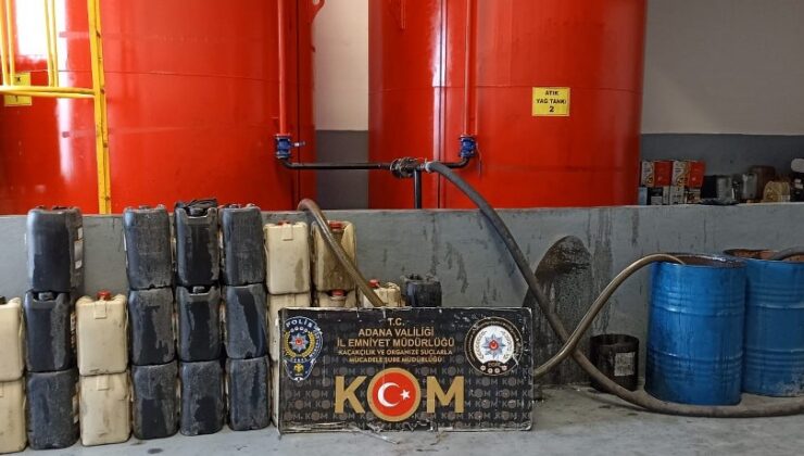 38 bin litre kaçak akaryakıt ele geçirildi