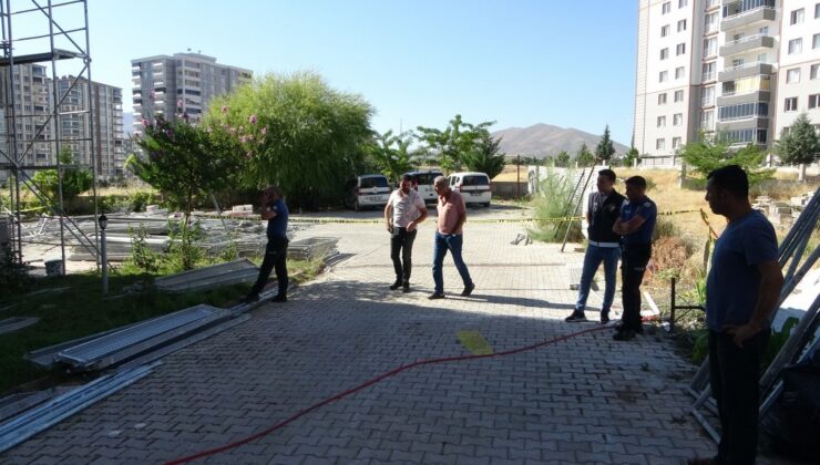 Malatya’da inşaat iskelesi çöktü: 1 işçi öldü, 2’si yaralandı