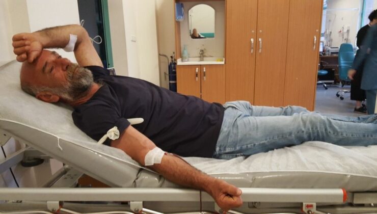 22 yıldır aralıksız kan bağışında bulunuyor