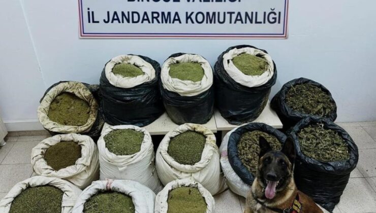 Bingöl’de büyük uyuşturucu operasyonu